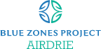 Logo of the Airdrie Blue Zones Project